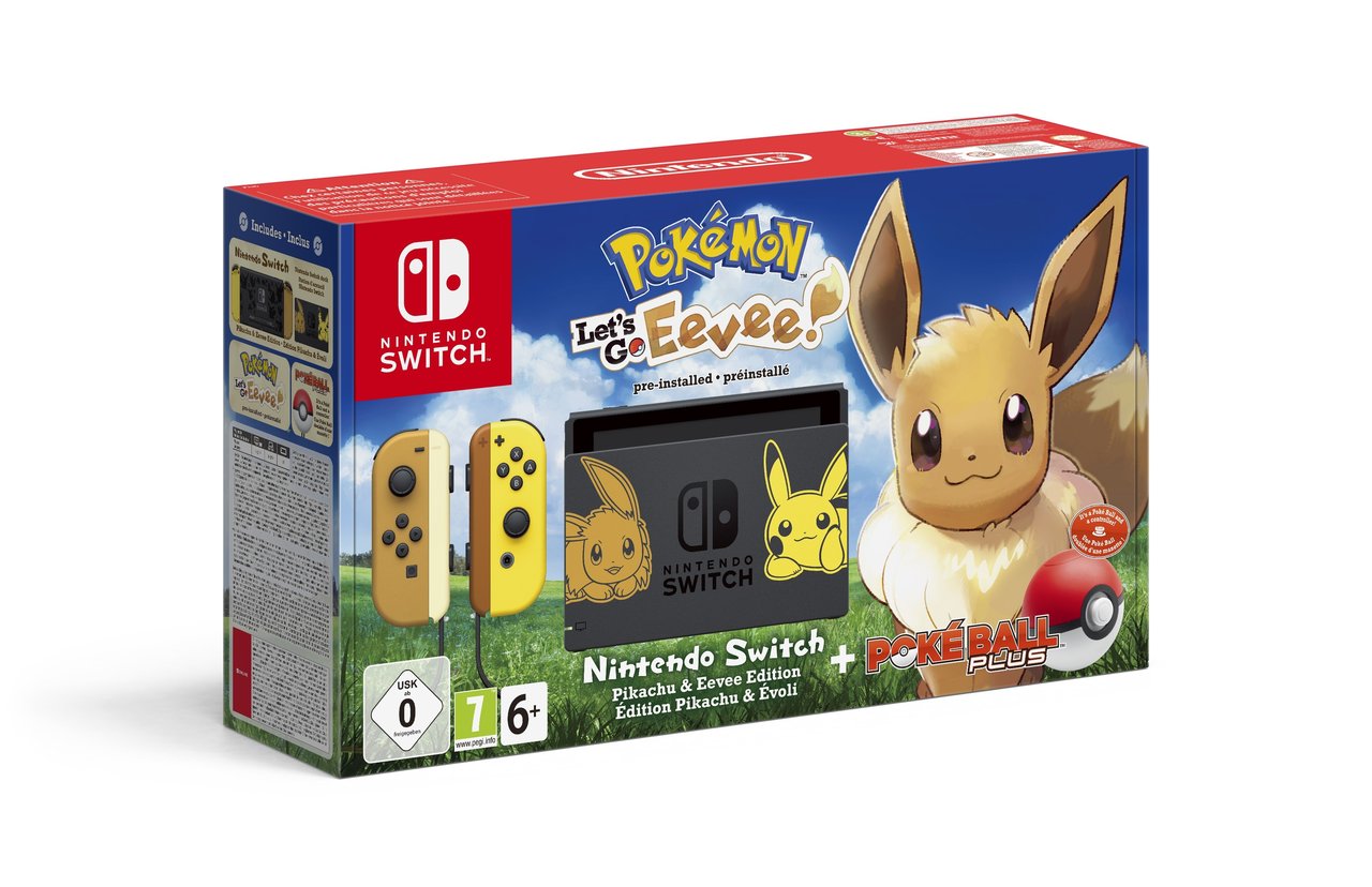 ganancia Florecer constructor Consola Nintendo Switch+ Pokémon Let's Go Eevee! + PokéBall Plus - Impact  Game