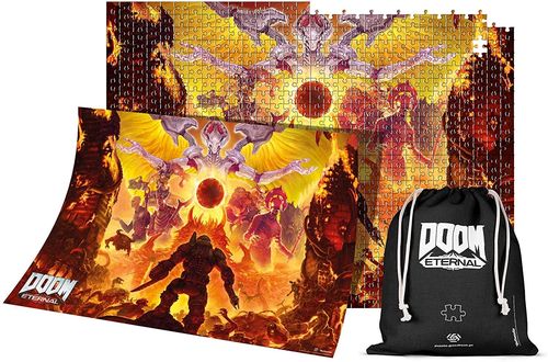 Pack Doom Eternal Puzzle + Poster + Bolsa de Tela