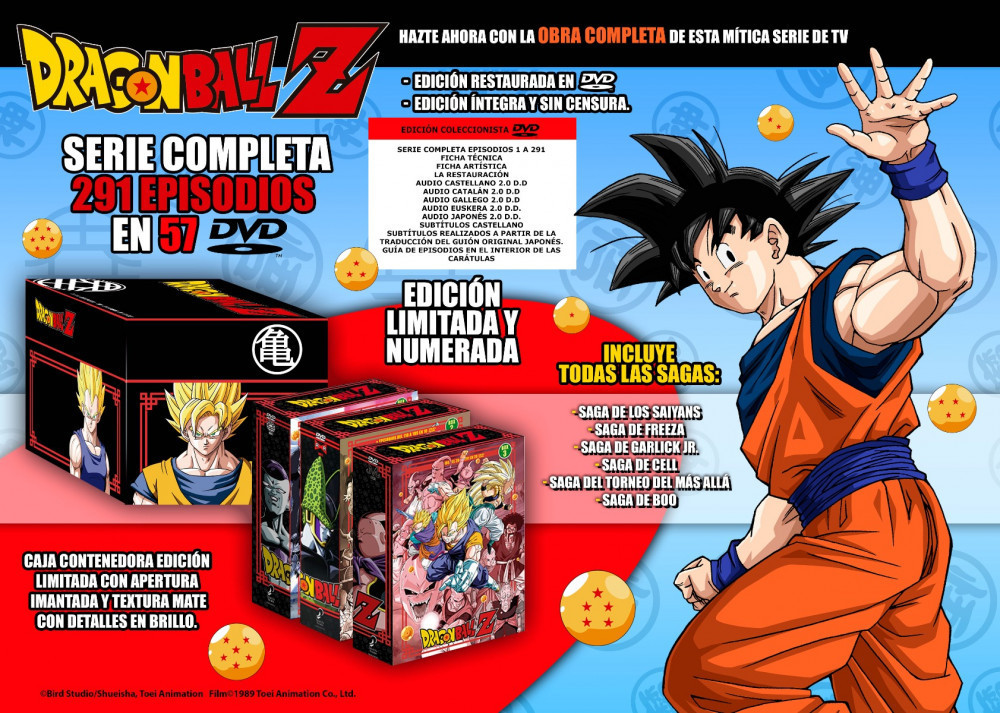 Cofre Dragon Ball Z Serie Completa DVD - Impact Game