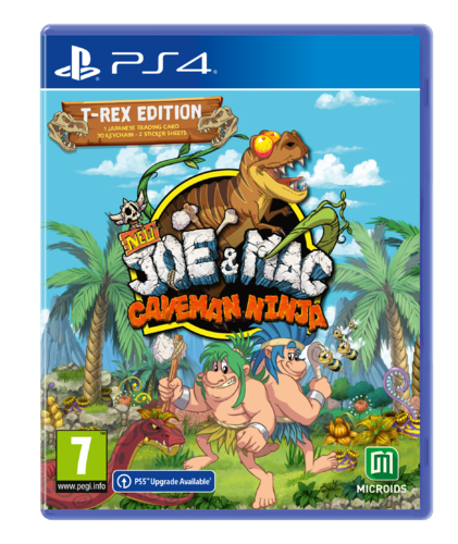 New Joe & Mac: Caveman Ninja - T-Rex Edition PS4