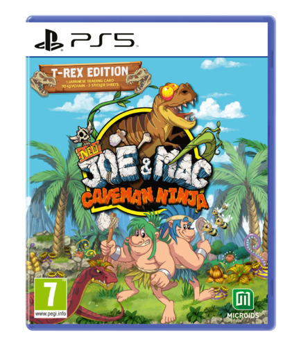 New Joe & Mac: Caveman Ninja - T-Rex Edition PS5