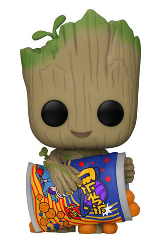 Funko Pop Groot with cheese puffs 1196
