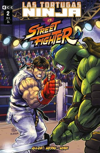 PREVENTA Las Tortugas Ninja vs. Street Fighter Nº 02 de 05